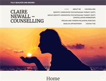 Tablet Screenshot of clairenewall.com